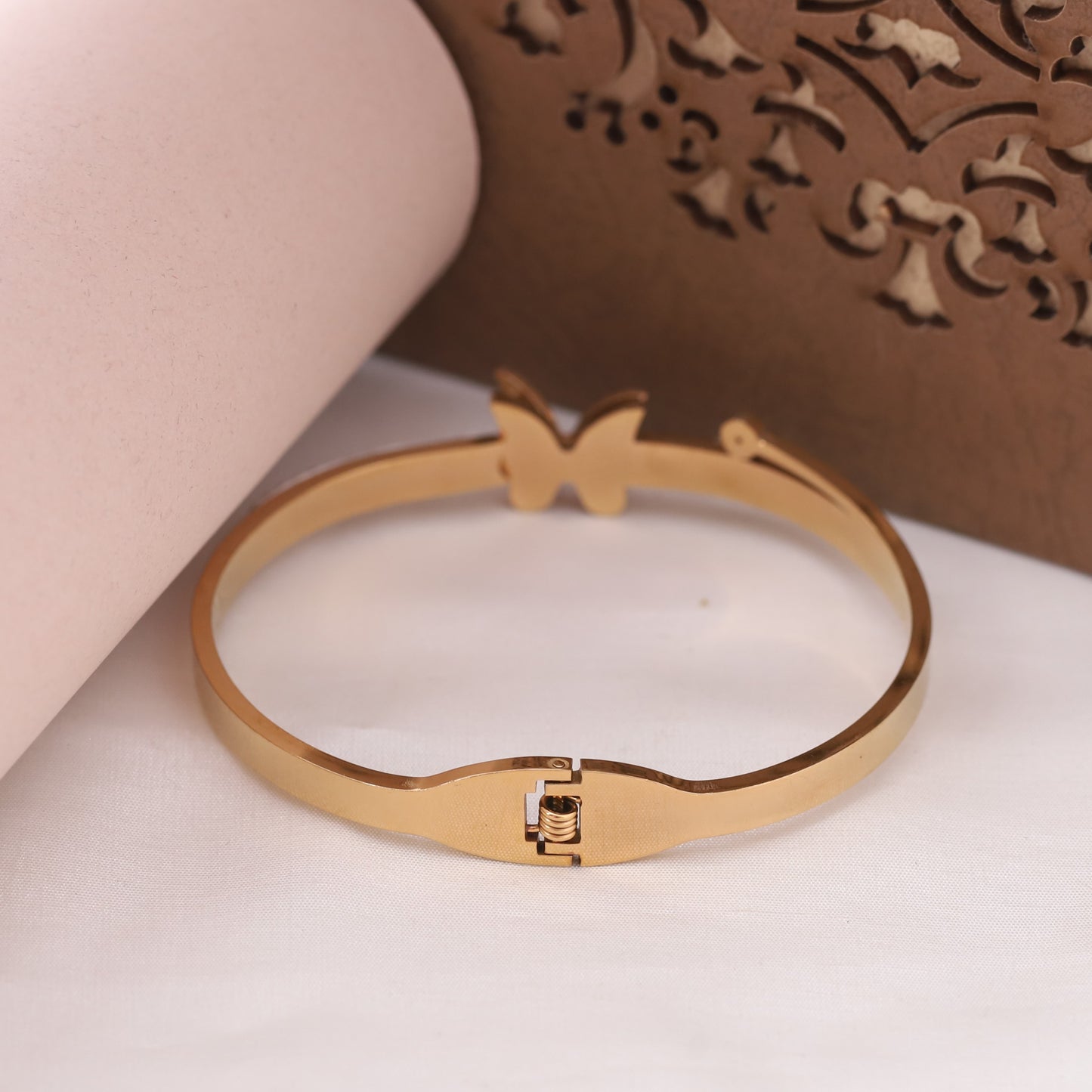 Butterfly & AD Kada Bracelet
