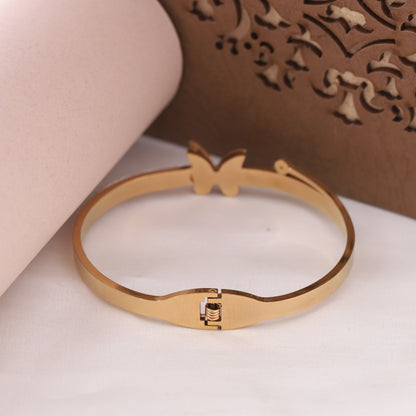 Butterfly & AD Kada Bracelet