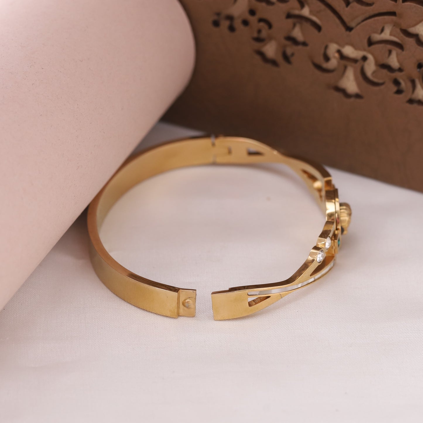 22K Gold Plated Stainless Steel Bangle