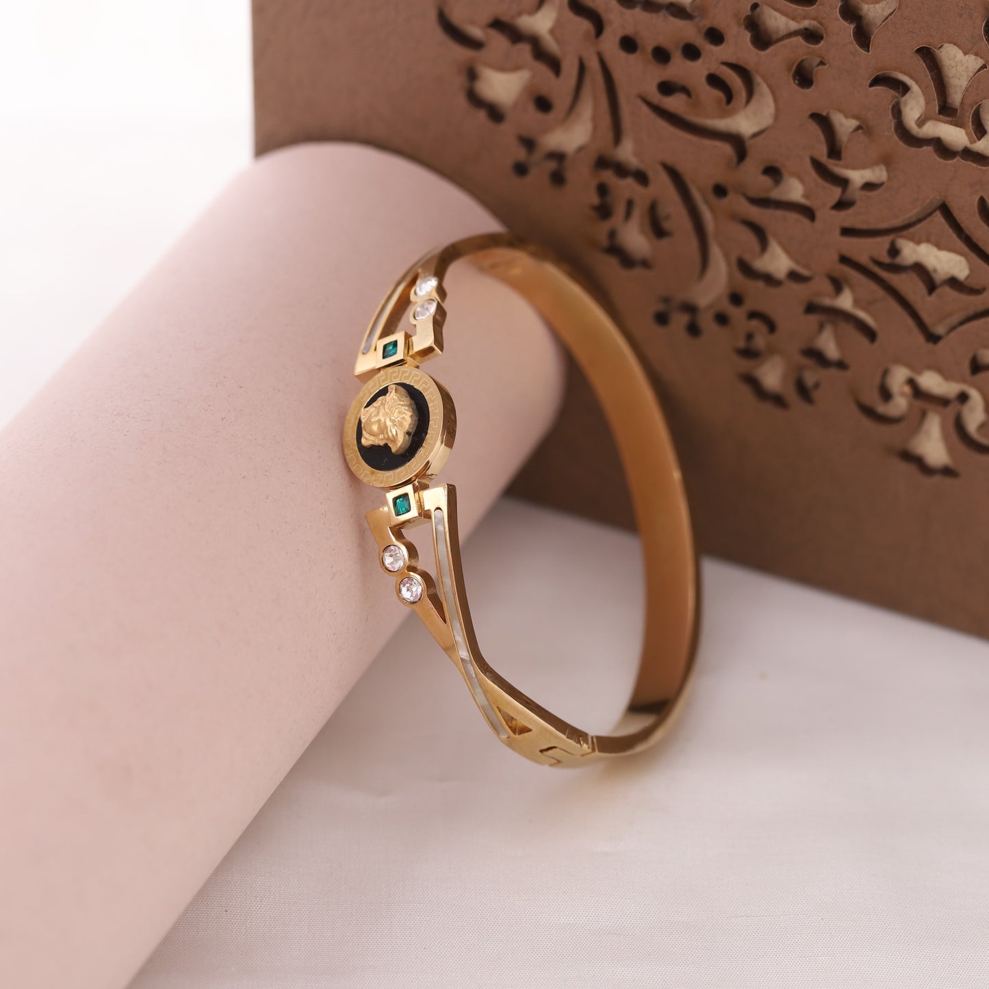 22K Gold Plated Stainless Steel Bangle