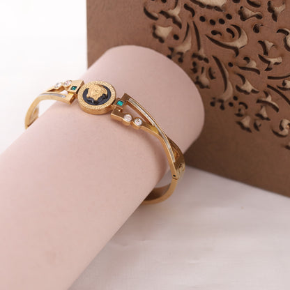 22K Gold Plated Stainless Steel Bangle