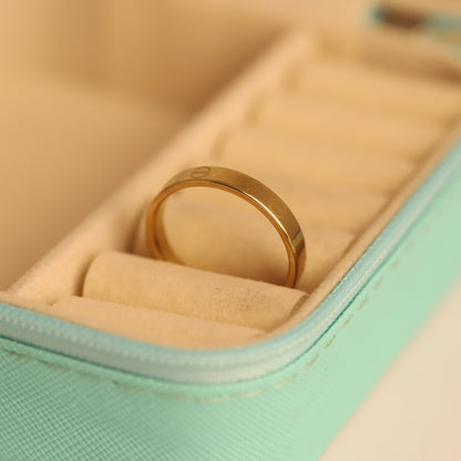 Classic Gold Plated Wedding Band - Simple & Elegant Ring