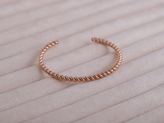 18K Rose Gold Plated Free-Size Bracelet
