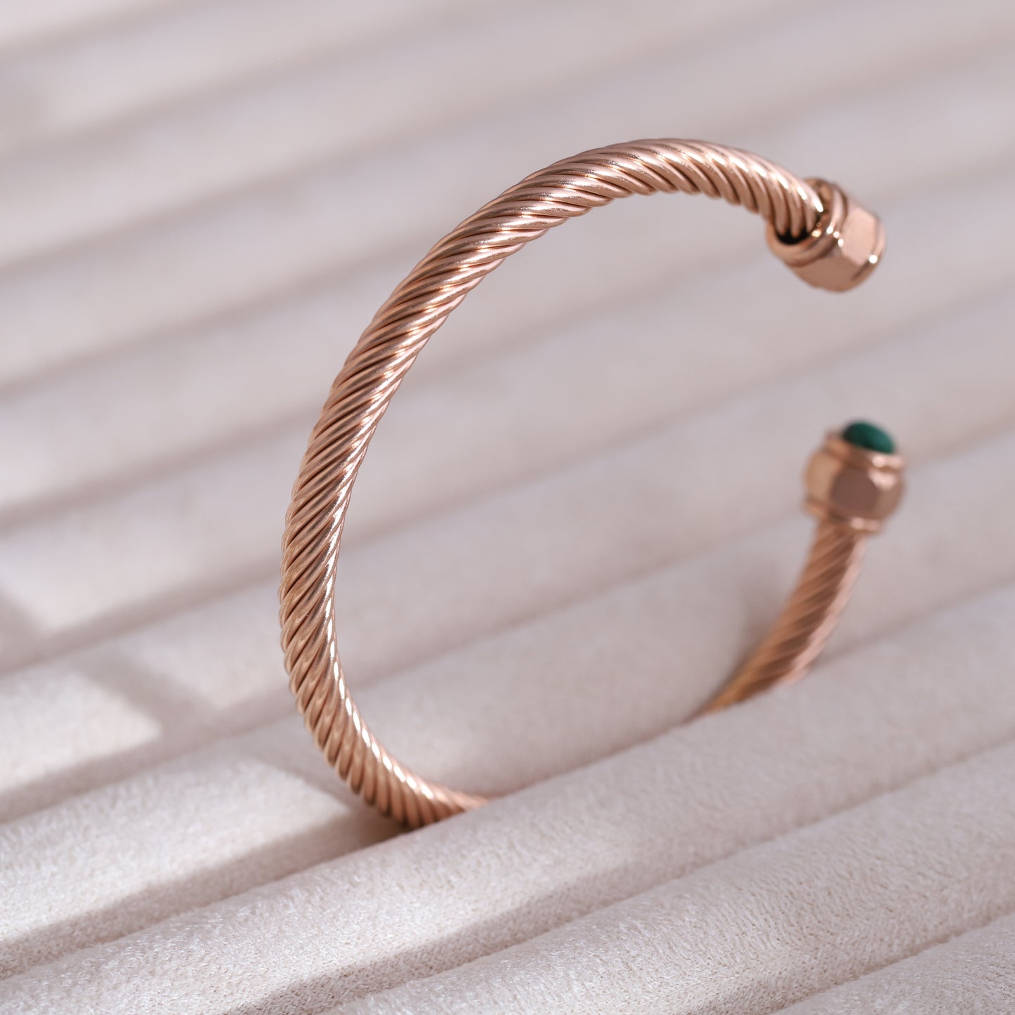 Elegant 18K Rose Gold Plated Free Size Bracelet for Women & Girls