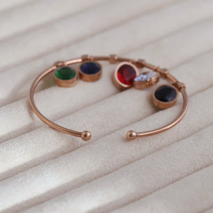 18k rose gold plated Kada bracelet