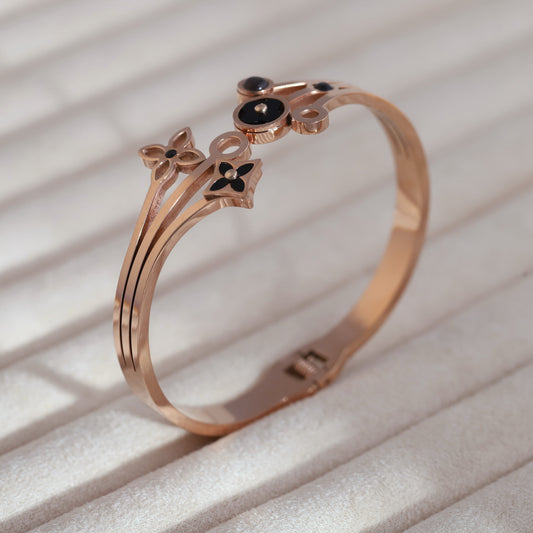 Elegant 18k Rose Gold Plated Bracelet