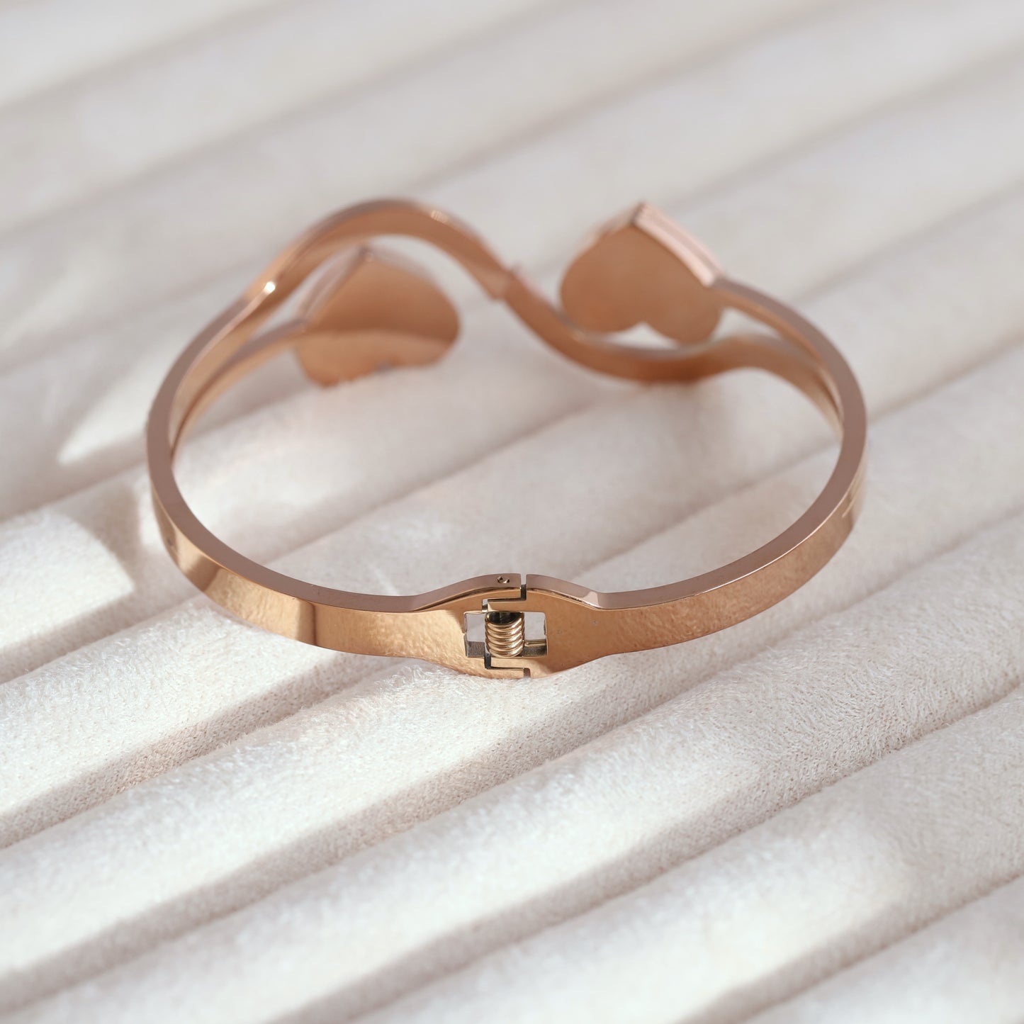 Elegant Rose Gold Plated Evil Eye Bracelet