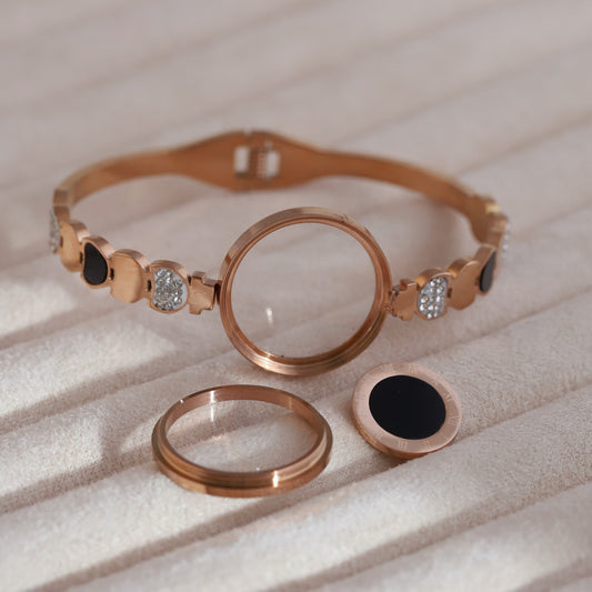 Elegant & Personalized Rose Gold Plated Bracelet