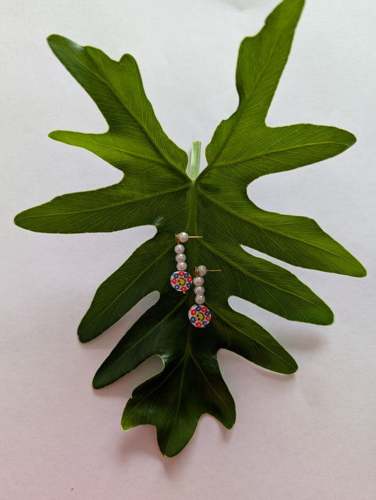 Smiley Pearl Earrings