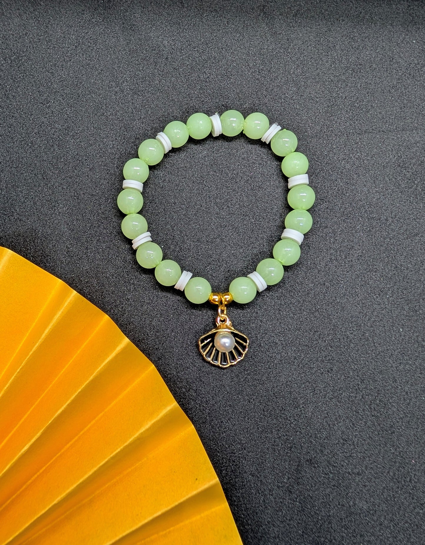 Green Pearl Bracelet