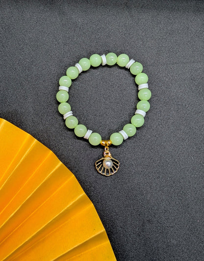 Green Pearl Bracelet