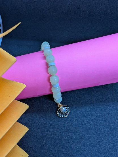 Green Pearl Bracelet