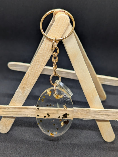 Oval Shaped Keychain