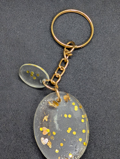Oval Shaped Keychain
