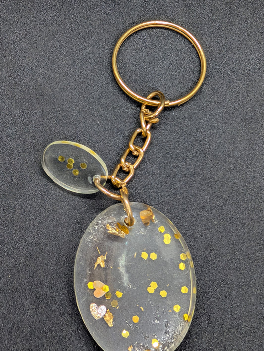 Oval Shaped Keychain