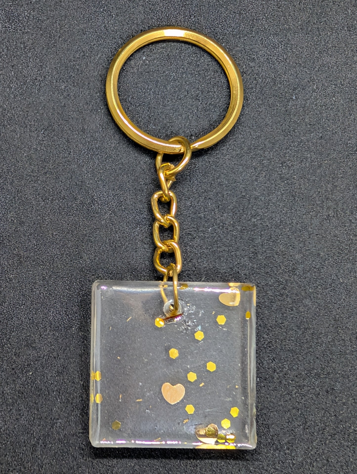 Square Shaped Keychain