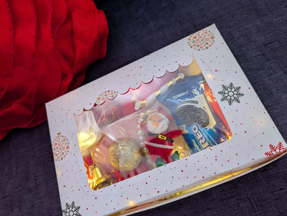 Festive Christmas Gift Hamper: Chocolates, Treats & Holiday Decor Box