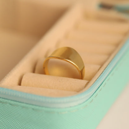 Minimalist Gold Signet Ring